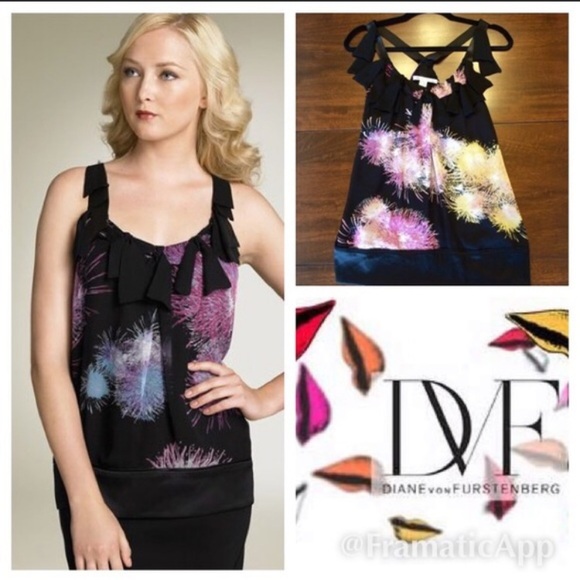 Diane von Furstenberg racerback top - Picture 1 of 3